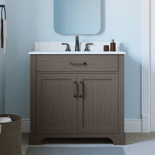 Alpine Reserve 36 IN Alton Vanity, LWSG36VBR,  MSRP: $639.00, FINAL: $399.99, CLEARANCE: $369.99 + TAX