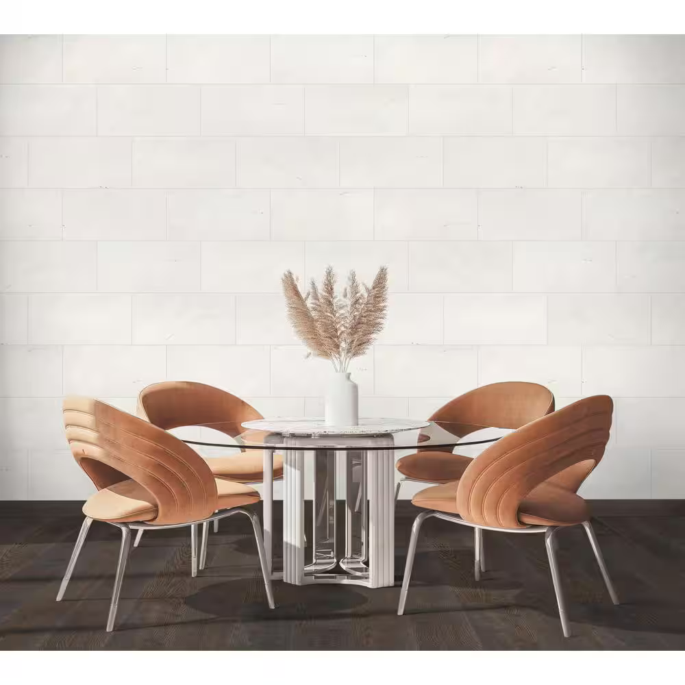 **PALLET SALE - 8 bxs (128 sqft) @ $0.99/sqft** Aria Ice 12x24 Polished Porcelain Floor and Wall Tile, NARICE1224P, 10mm, 8pcs, 62 lbs, 16sf, Retail: $4.30/sf, $68.84/box/sf, FINAL PRICE: $1.29/sf, $20.64 + Tax