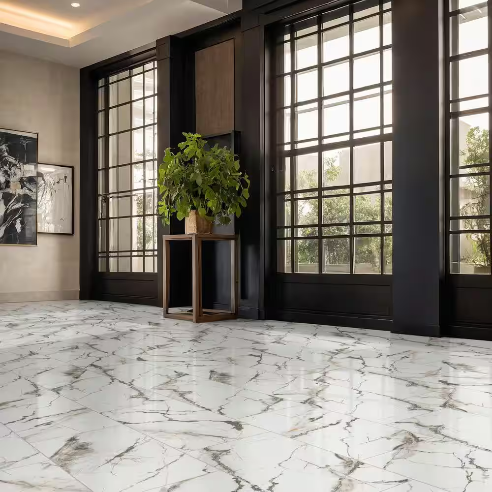Avalon 12x24 Matte Porcelain Marble Look Floor and Wall Tile, NHDAVA1224, 16sf, 8 pcs, 8.89mm, 60 lbs, FINAL PRICE: $0.99/sf, $15.84/box + Tax