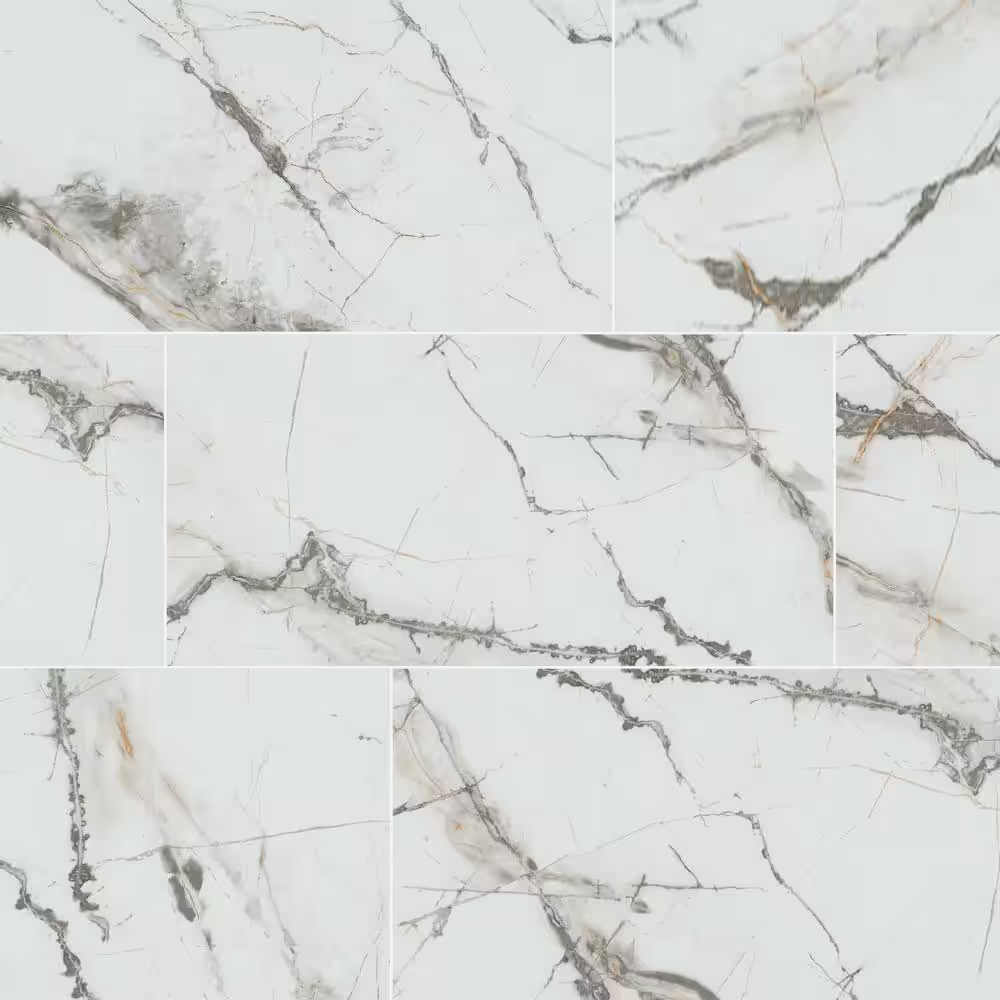 Avalon 12x24 Matte Porcelain Marble Look Floor and Wall Tile, NHDAVA1224, 16sf, 8 pcs, 8.89mm, 60 lbs, FINAL PRICE: $0.99/sf, $15.84/box + Tax