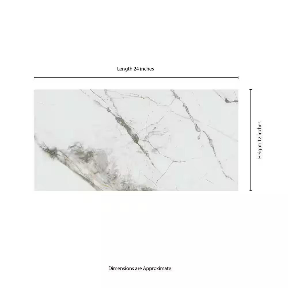 Avalon 12x24 Matte Porcelain Marble Look Floor and Wall Tile, NHDAVA1224, 16sf, 8 pcs, 8.89mm, 60 lbs, FINAL PRICE: $0.99/sf, $15.84/box + Tax