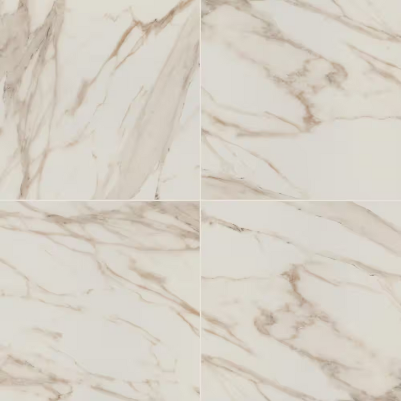 Aviva Calcatta 24x24 Matte Ceramic Marble Look Floor and Wall Tile, NPRAVICAL2424, 16sf, 4 pcs, 10mm, 62 lbs, FINAL PRICE: $0.79/sf, $12.64/box + Tax