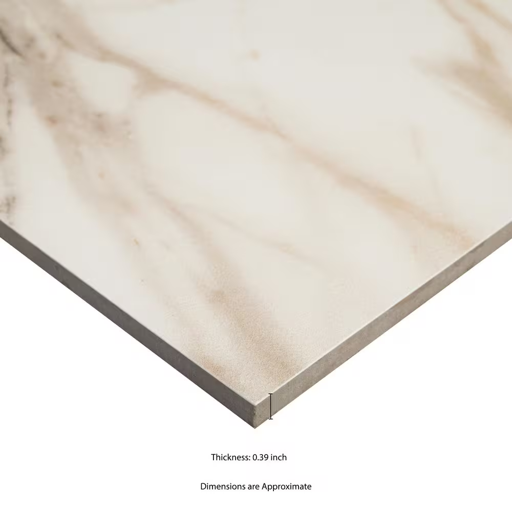 Aviva Calcatta 24x24 Matte Ceramic Marble Look Floor and Wall Tile, NPRAVICAL2424, 16sf, 4 pcs, 10mm, 62 lbs, FINAL PRICE: $0.79/sf, $12.64/box + Tax
