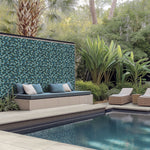 Azul Scallop Glossy 10x13 Glossy Porcelain Mosaic Tile, SMOT-PT-AZULSCAL8MM, 9.1sf, 10 pcs, mm, 34 lbs, FINAL PRICE: $3.99/pc, $39.9/box + Tax