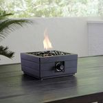 Alpine Reserve 10-in W 10000 Maximum BTUs Steel Square Portable Liquid propane Fire pit