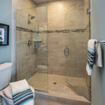 *No Hardware* Basco Celesta 46 in. x 72 in. Semi-Frameless Pivot Shower Door in Chrome with Handle, CELA9354672CLSV, MSRP: $955.88, Final Price: $249.99, CLEARANCED: $75.00 + Tax