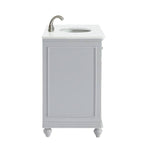 Ever Living Charlie 36-Inch Single Sink Vanity in Gray with a White Engineered Marble Countertop, FINAL PRICE: $599.99 + TAX