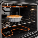 GE Crisp Mode 30-in Glass Top 5 burners 5.3-cu ft Slide-In Electric Range ( Stainless Steel )