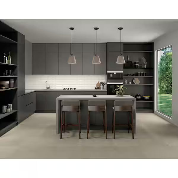 **PER BOX** Earth Sand Beige 18x18 Matte Tile, 203065868, 9.5mm, 17.6sf, 8pcs, 64lbs, FINAL PRICE: $0.99/sf, $17.42/bx