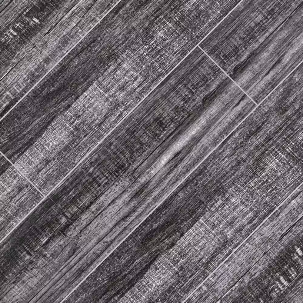 Belmont Obsidian 8x40 Matte Ceramic Wood Look Floor and Wall Tile, NBELOBS8X40P, 9mm, 5pcs, 48.06 lbs, 11.11sf, Retail: $3.49/sf, FINAL PRICE: $2.49/sf, $27.66 + Tax