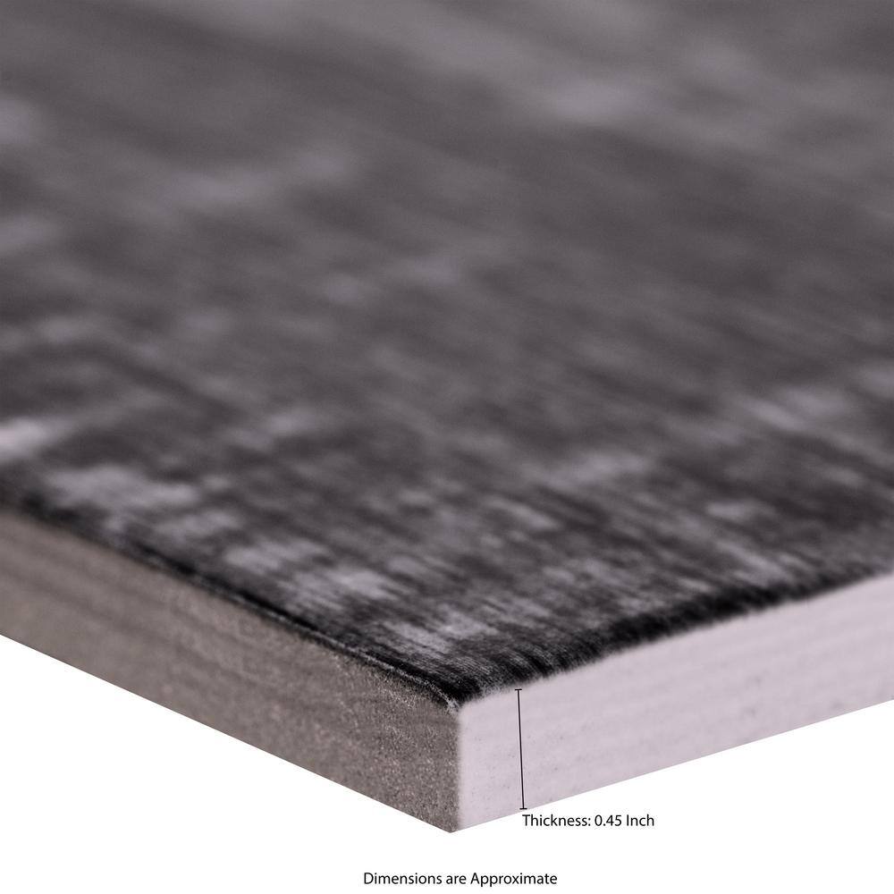 Belmont Obsidian 8x40 Matte Ceramic Wood Look Floor and Wall Tile, NBELOBS8X40P, 9mm, 5pcs, 48.06 lbs, 11.11sf, Retail: $3.49/sf, FINAL PRICE: $2.49/sf, $27.66 + Tax