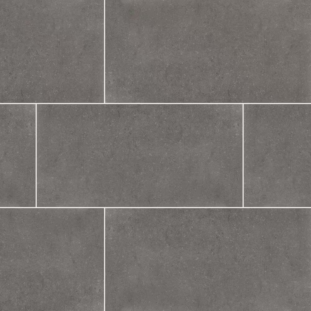 Beton Gris 24x48 Glossy Porcelain Floor and Wall Tile, NBETGRI2448C/NDIMGRI2448, 16sf, 2 pcs, 10.16mm, 76 lbs, FINAL PRICE: $1.99/sf, $31.84/box + Tax