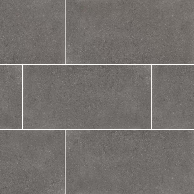 Beton Gris 24x48 Glossy Porcelain Floor and Wall Tile, NBETGRI2448C/NDIMGRI2448, 16sf, 2 pcs, 10.16mm, 76 lbs, FINAL PRICE: $1.99/sf, $31.84/box + Tax