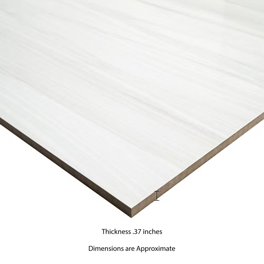 Bianco Dolomite 24x48 Polished Porcelain Marble Look Floor and Wall Tile, NHDBIADOL2448P, 9.65mm, 2pcs, 72.8 lbs, 16sf, Retail: $1.99/sf, FINAL PRICE: $1.29/sf, $20.64 + Tax