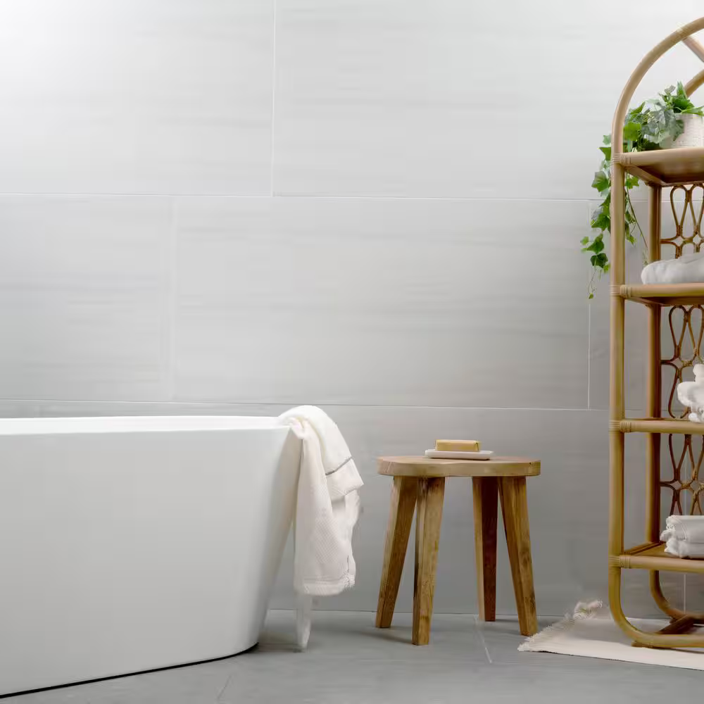 Bianco Dolomite 24x48 Polished Porcelain Marble Look Floor and Wall Tile, NHDBIADOL2448P, 9.65mm, 2pcs, 72.8 lbs, 16sf, Retail: $1.99/sf, FINAL PRICE: $1.29/sf, $20.64 + Tax