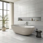 Bianco Dolomite 24x48 Polished Porcelain Marble Look Floor and Wall Tile, NHDBIADOL2448P, 9.65mm, 2pcs, 72.8 lbs, 16sf, Retail: $1.99/sf, FINAL PRICE: $1.29/sf, $20.64 + Tax