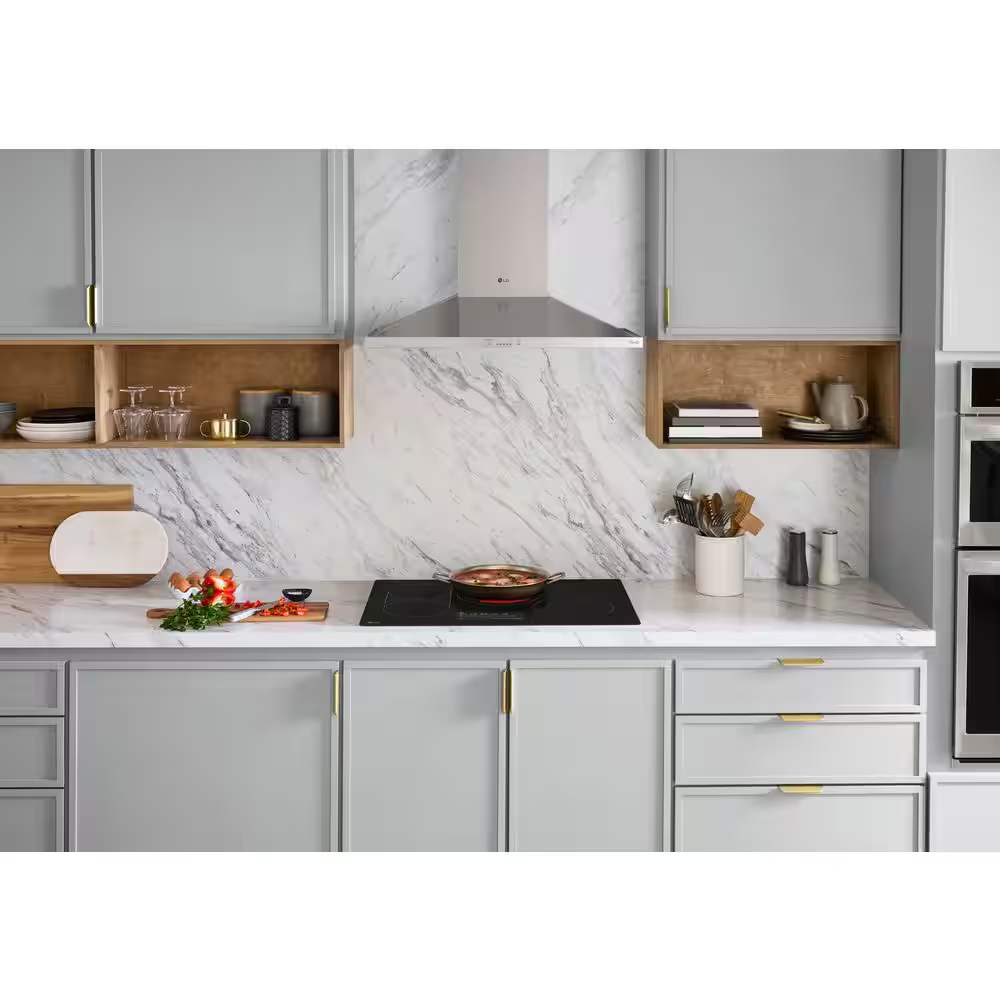 LG 30-in 5 burners Smooth Surface Black Smart Compatible Electric Cooktop, CBEW3017BE *JR2511, Retail: $1,499.99, FINAL PRICE: $759.99, CLEARANCED: $699.99 + TAX