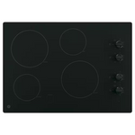 GE 30-in 4 burners Smooth Surface (Radiant) Black Electric Cooktop, JP3030DWBB *HD2507, Retail: $1,149.00, FINAL PRICE: $499.99 + TAX