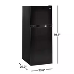 Haier 9.8-cu ft Counter-Depth Top-Freezer Refrigerator (Black), HA10TG21SB *JR2510, Retail: $679.00, FINAL PRICE: $349.99 + TAX