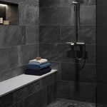 Alpe Black 12x24 Matte Tile, 8mm, 15.5 sf, 8pcs, 56lbs, FINAL PRICE: $1.29/sf, $20.00/bx