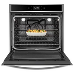 Whirlpool Smart 30-in Smart Single Electric Wall Oven with Air Fry Single-fan and Self-cleaning (Stainless Steel), WOS72EC0HS/20 *HD2507, Retail: $2,699.00, FINAL PRICE: $999.99 + TAX