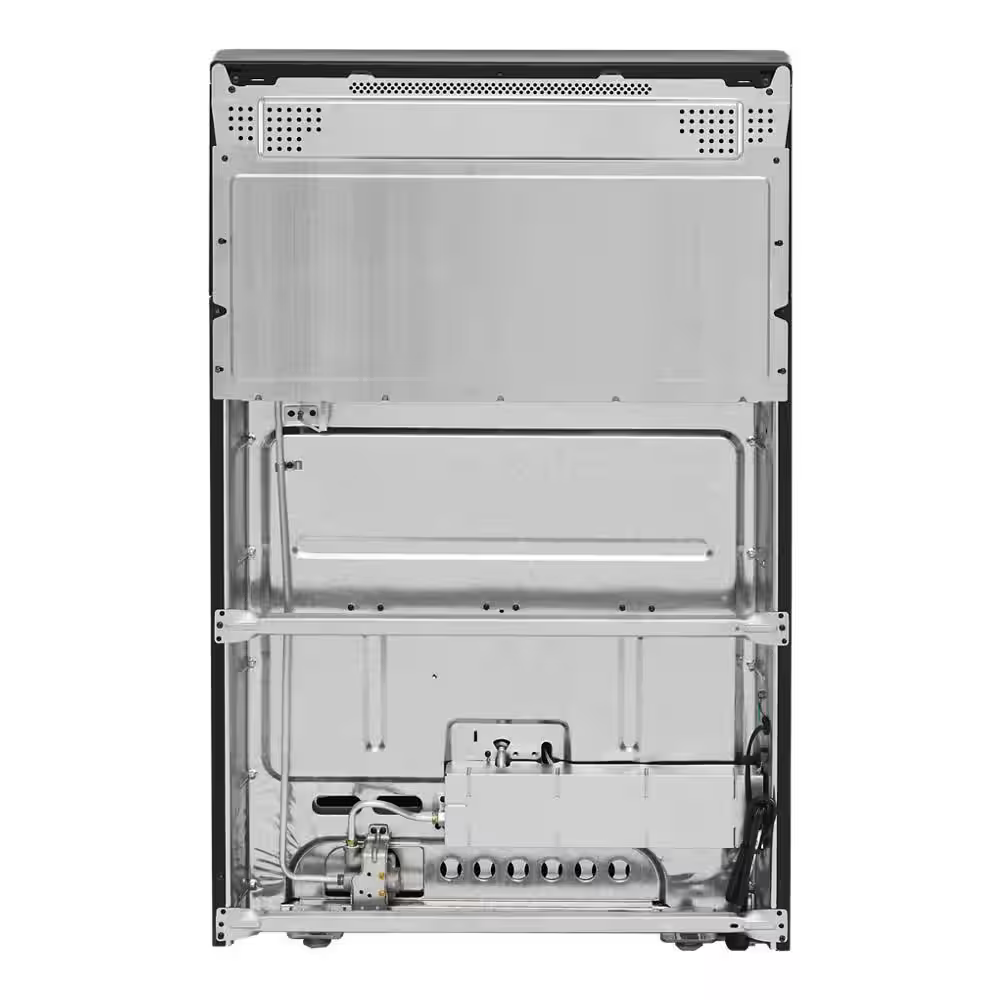 Whirlpool 30-in 4 Burners 5.1-cu ft Freestanding Natural Gas Range (Black), WFG320M0BB/2 *JR2507, Retail: $869.00, FINAL PRICE: $599.99 + TAX