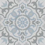 Encaustic Blume Matte 8x8 Porcelain Patterned Look Floor and Wall Tile, 14mm, 12pcs, 36 lbs, 5.16sf, Retail: $2.99sf // $15.93 bx, FINAL PRICE: $1.79sf // $9.24 bx/sf