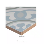 Encaustic Blume Matte 8x8 Porcelain Patterned Look Floor and Wall Tile, 14mm, 12pcs, 36 lbs, 5.16sf, Retail: $2.99sf // $15.93 bx, FINAL PRICE: $1.79sf // $9.24 bx/sf