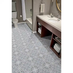 Encaustic Blume Matte 8x8 Porcelain Patterned Look Floor and Wall Tile, 14mm, 12pcs, 36 lbs, 5.16sf, Retail: $2.99sf // $15.93 bx, FINAL PRICE: $1.79sf // $9.24 bx/sf