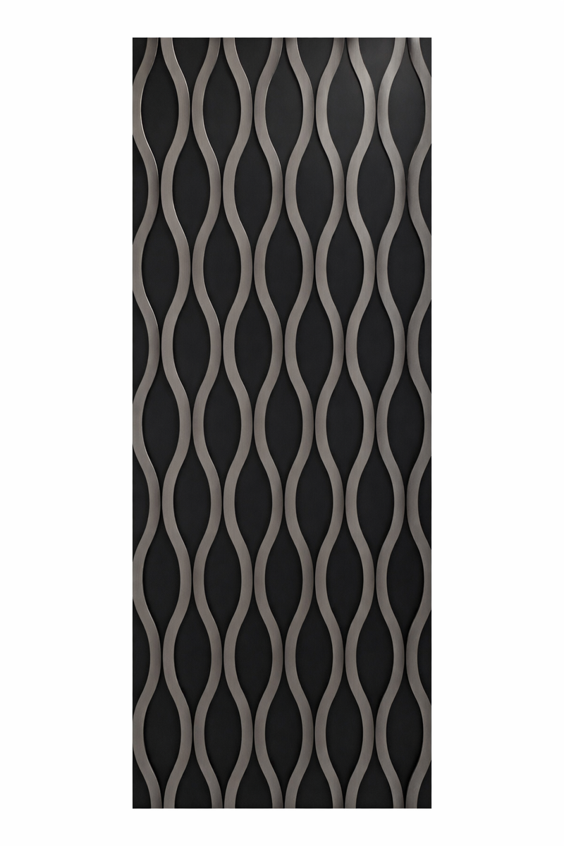 Brown Drift Wave 23x95 Acoustic Wall Panel, 600mm x 2400mm, FINAL PRICE: $79.99/pc