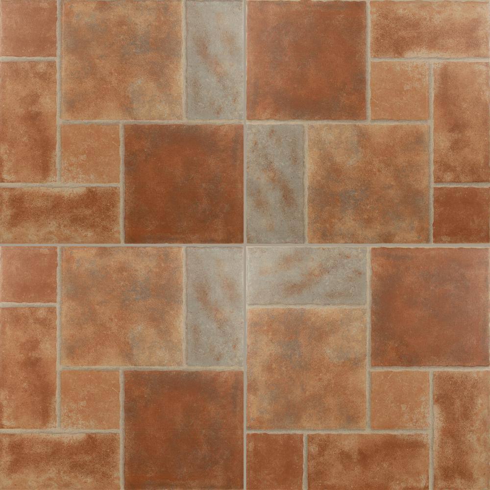 Patio Paver 18 in. x 18 in. Ceramic Floor and Wall Tile 18x18 Matte Pavers, #3107, 6.35mm, 7pcs, 55.12 lbs, 15.28sf, Retail: $1.27/sf, $19.56/box/sf, FINAL PRICE: $0.99/sf, $15.13 + Tax