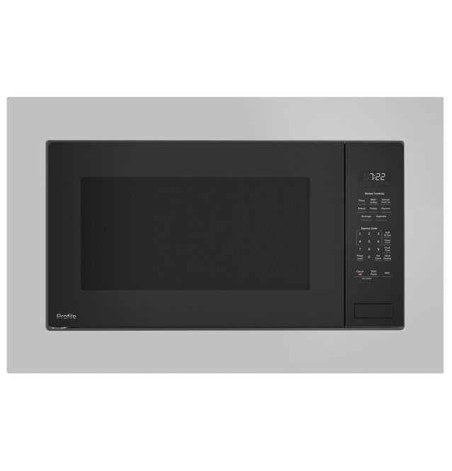 GE Profile 2.2-cu ft 1100 -Watt 24.1-in Smart Compatible Built-In Microwave with Sensor Cooking Controls (Gray), PCWK22U1WDD  *HD2507, Retail: $539.00, FINAL PRICE: $299.99 + TAX