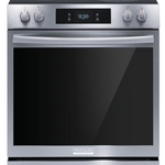 Frigidaire Gallery 30-in Glass Top 5 burners 6.2-cu ft Air Fry Convection Oven Slide-In Electric Range ( Fingerprint Resistant Stainless Steel )