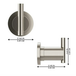 Ellen DeGeneres Tossana Robe Hook – Brushed Nickel, 2014ATH-113, FINAL PRICE: $14.99 + Tax