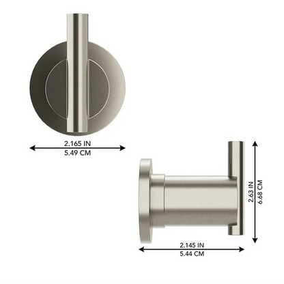 Ellen DeGeneres Tossana Robe Hook – Brushed Nickel, 2014ATH-113, FINAL PRICE: $14.99 + Tax