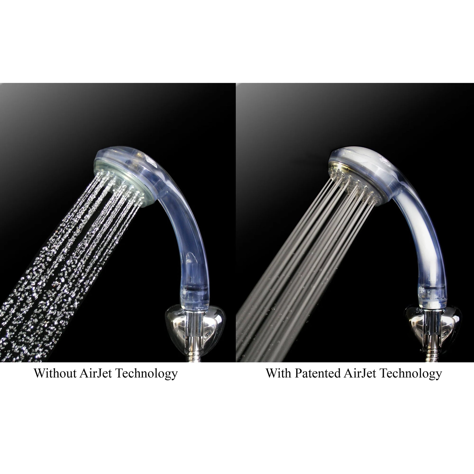 Kingmore AirJet High Pressure Single Function Handheld Shower Combo in Chrome,  KSAJ-400, Retail: $39.99, CLEARANCE  PRICE: $9.99