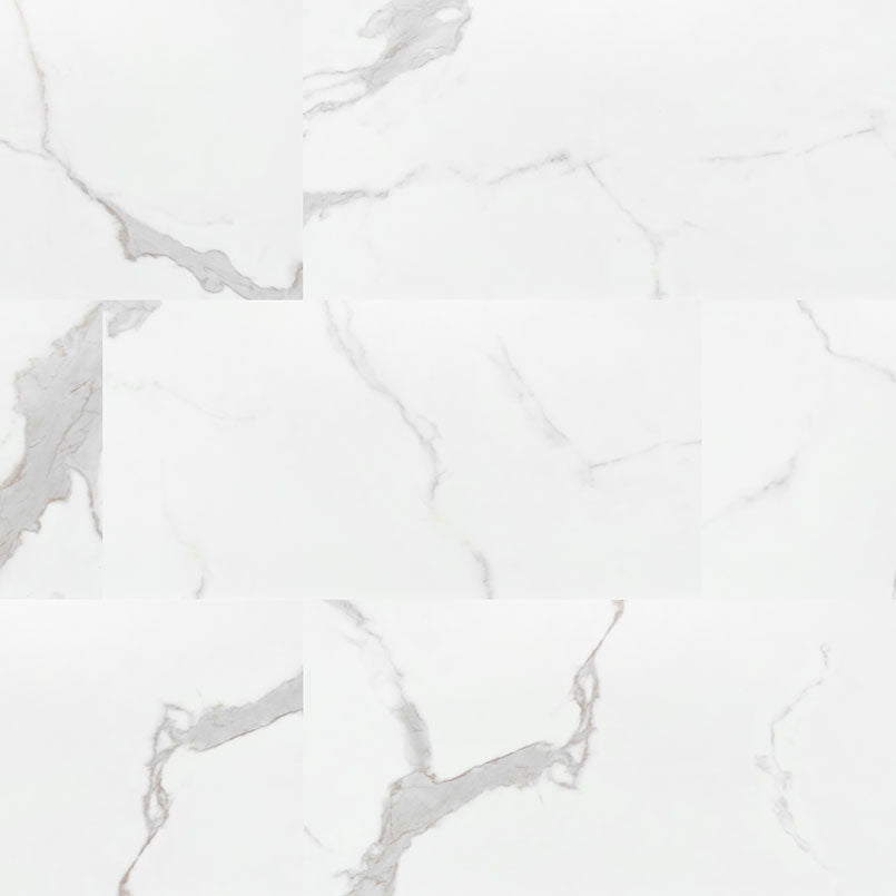 Trecento Calacatta Marbello 12x24 Luxury Vinyl Plank Flooring, ** No Padding** VTRCALMAR12X24-5MM-12MIL, 4mm, 12mil, 35lbs, 19.37sf, 12pcs, FINAL PRICE: $0.99/sf, $19.18/bx