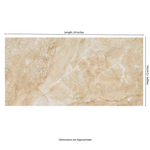 Cancun Beige 12x24 Matte Ceramic Marble Look Floor and Wall Tile, NHDCANBEIG1224, 16sf, 8 pcs, 9.65mm, 60 lbs, FINAL PRICE: $0.69/sf, $11.04/box + Tax