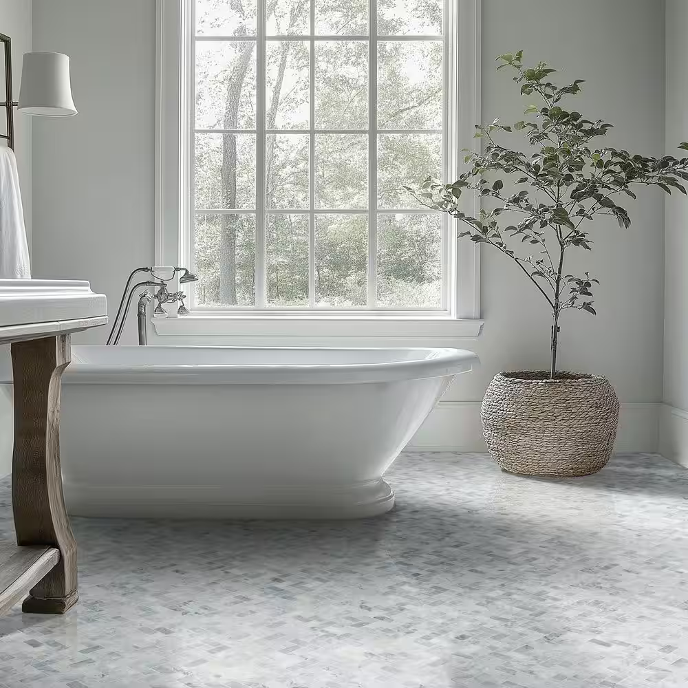 Capri Blue Herringbone 12x12 Honed Marble Mesh-Mounted Mosaic, SMOT-CAPBLU-HBH, 9.4sf, 10 pcs, 47 lbs, FINAL PRICE: $7.99/pc, $79.90/box + Tax