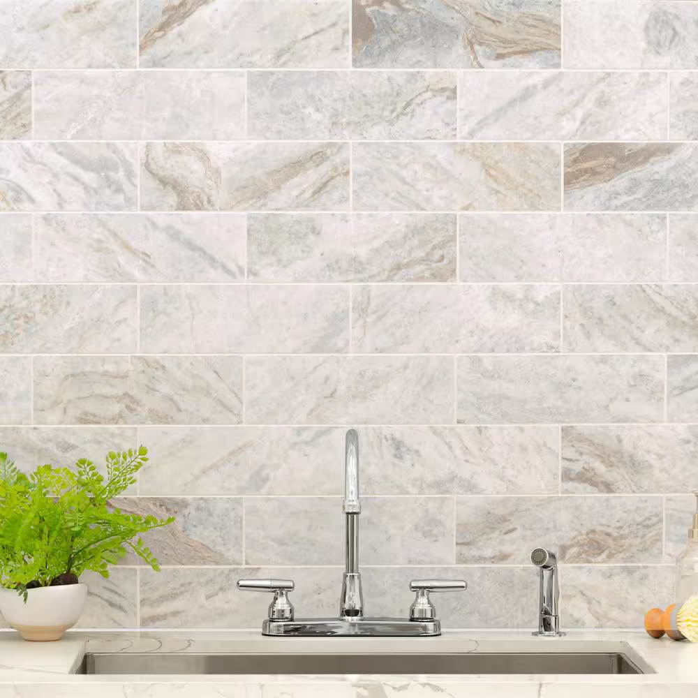 Capri Blue Honed Blue 4x12 Subway Marble Floor and Wall Tile, TCAPBLU412H, 10mm, 18pcs, 30 lbs, 6sf, Retail: $13.49/sf , $80.94, FINAL PRICE: $2.97/sf, $17.82/bx + Tax
