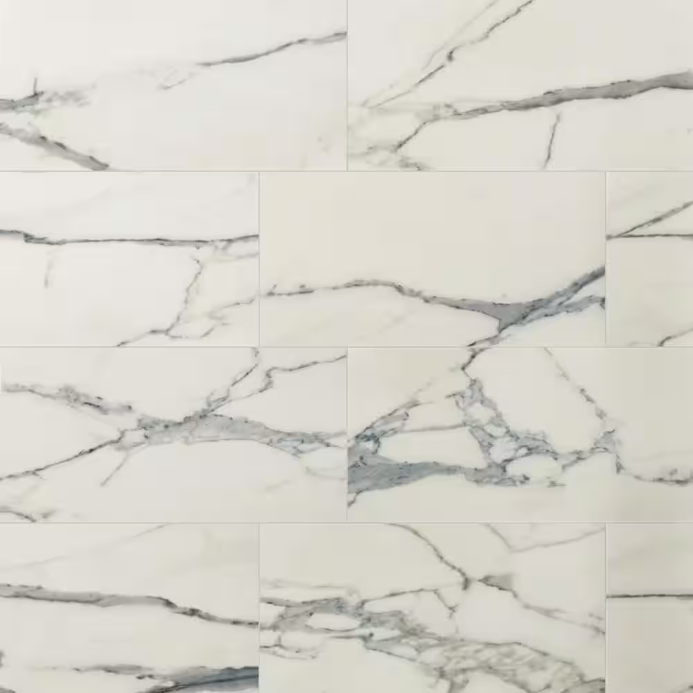 Carrara Azul 12x24 Polished Tile, NHDCARAZU1224P, 8.9mm, 8pcs, 69 lbs, 16sf, Retail: $2.79/sf, FINAL PRICE: $0.99/sf, $15.84 + Tax