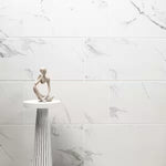 Carrara White Polished 12x24 Tile, NHDCARR1224P, 9mm, 62lbs, 16sf, 8pcs, FINAL PRICE: $1.29/sf, $20.64/bx