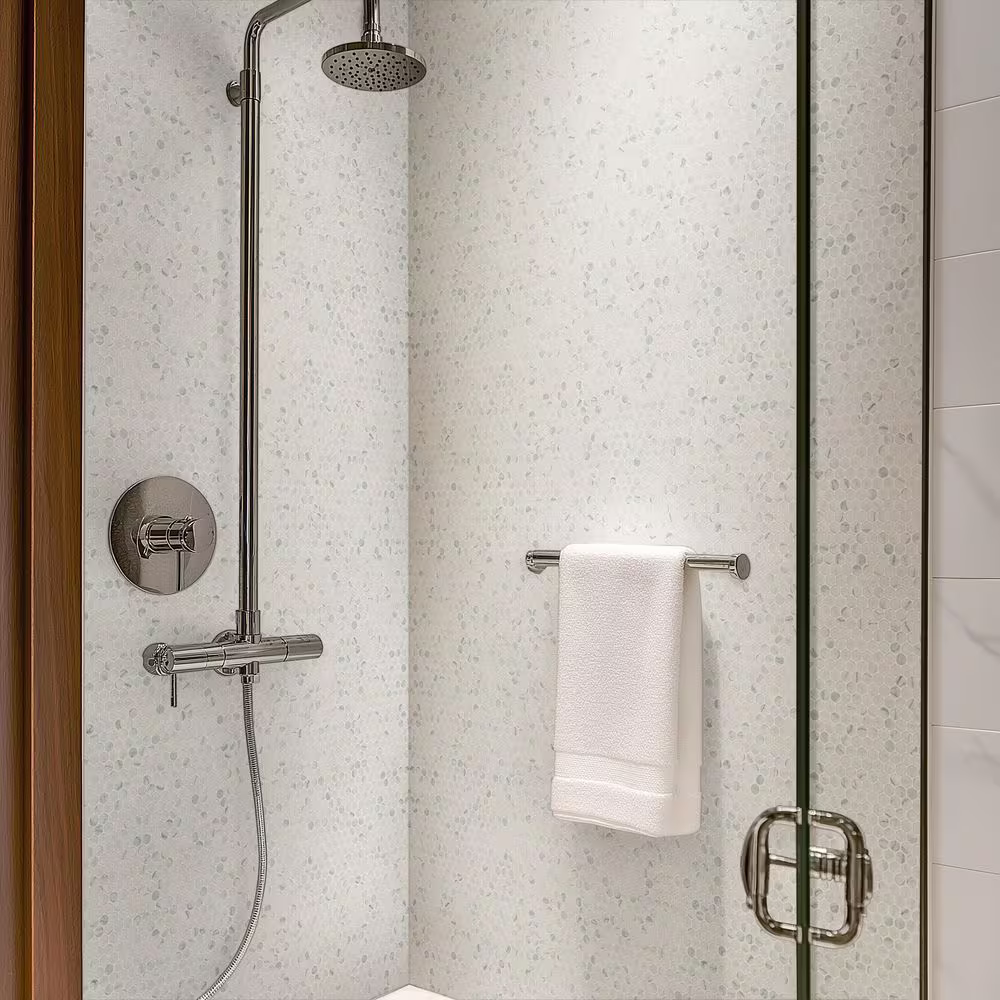 Carrara Penny Round 11x12 Matte Porcelain Floor and Wall Mosaic, SMOT-PT-PENRD-CARM, 14.4sf, 15 pcs, 31 lbs, FINAL PRICE: $4.99/pc, $74.85/box + Tax