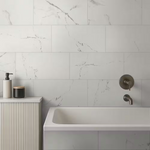 Carrara White 12x24 Matte Porcelain Marble Look Floor and Wall Tile, NHDCARWHITE1224-N, 16sf, 8 pcs, 8.89mm, 65 lbs, FINAL PRICE: $0.99/sf, $15.84/box + Tax