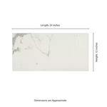 Carrara White 12x24 Matte Porcelain Marble Look Floor and Wall Tile, NHDCARWHITE1224-N, 16sf, 8 pcs, 8.89mm, 65 lbs, FINAL PRICE: $0.99/sf, $15.84/box + Tax