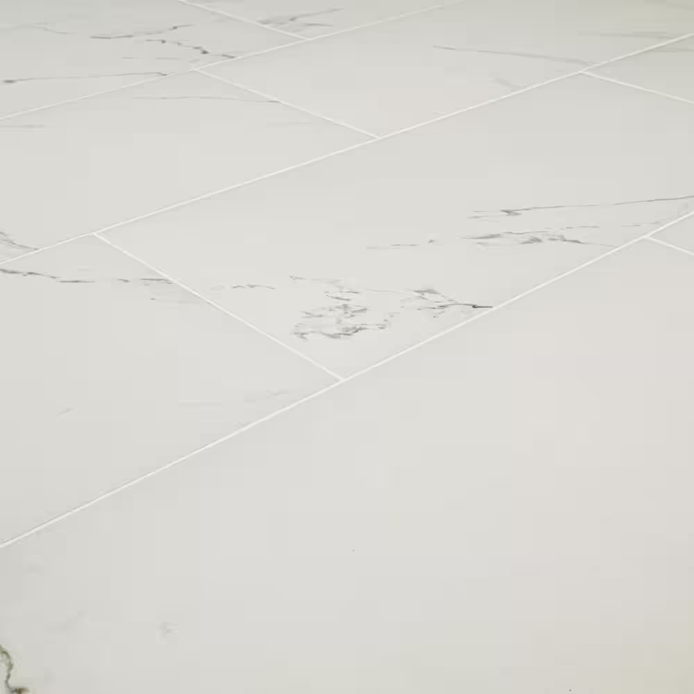Carrara White 12x24 Matte Porcelain Marble Look Floor and Wall Tile, NHDCARWHITE1224-N, 16sf, 8 pcs, 8.89mm, 65 lbs, FINAL PRICE: $0.99/sf, $15.84/box + Tax