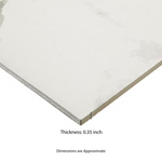 Carrara White 12x24 Matte Porcelain Marble Look Floor and Wall Tile, NHDCARWHITE1224-N, 16sf, 8 pcs, 8.89mm, 65 lbs, FINAL PRICE: $0.99/sf, $15.84/box + Tax