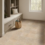 ** PALLET SALE: 27sf (3 boxes)  ** Castle Natural Travertine 18x18 Matte Stone Floor and Wall Tile, TTCAS1818HF, 12.7mm, 4pcs, 52 lbs, 9sf, Retail: $3.00/sf, FINAL PRICE: $1.99/sf, $17.91 + Tax