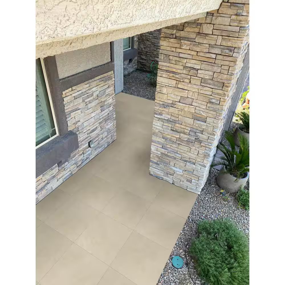 Chacon Ivory  24x24 Matte Porcelain Stone Look Floor and Wall Tile, 8mm, 4pcs, 54.4 lbs, 16sf, Retail: $1.09/sf, FINAL PRICE: $0.79/sf, $12.64 + Tax