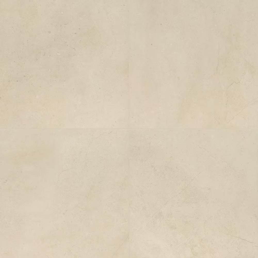 Chacon Ivory  24x24 Matte Porcelain Stone Look Floor and Wall Tile, 8mm, 4pcs, 54.4 lbs, 16sf, Retail: $1.09/sf, FINAL PRICE: $0.79/sf, $12.64 + Tax